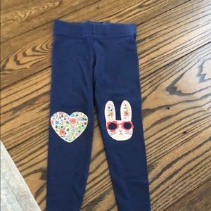 Mini Boden Sz 4-5 Leggings Navy